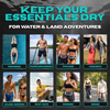 Crystal Coast clear waterproof waist pack set — IPX8 waterproof rating, tested for submersion up to 4 meters