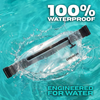 Crystal Coast clear waterproof waist pack set — universal fit for iPhone and large Samsung Galaxy phones