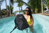 HydroVault waterproof backpack product photography