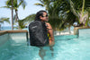 HydroVault waterproof backpack product photography