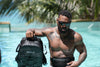 HydroVault waterproof backpack product photography