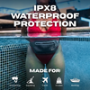Low Tide waterproof waist pack, 2-pack — floating design so the pack won't sink if dropped in water