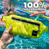 Neon Current waterproof waist pack set — universal fit for iPhone and large Samsung Galaxy phones