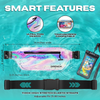 Rosee Wave waterproof waist pack set — close-up of the diving suit-grade waterproof zipper seal