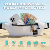 Salt and Sun waterproof waist pack set — clear touchscreen window for underwater photos and calls