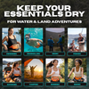Tangerine Tide waterproof waistpack — IPX8 waterproof rating, tested for submersion up to 4 meters